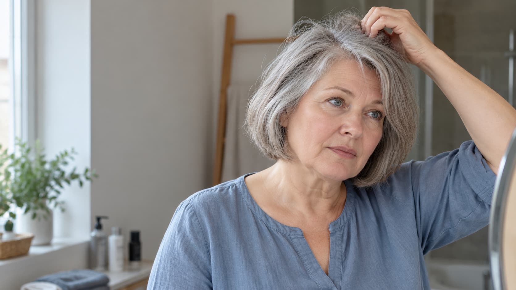 Женщина 50+ без ежедневной укладки Женщина 50+ без ежедневной укладки